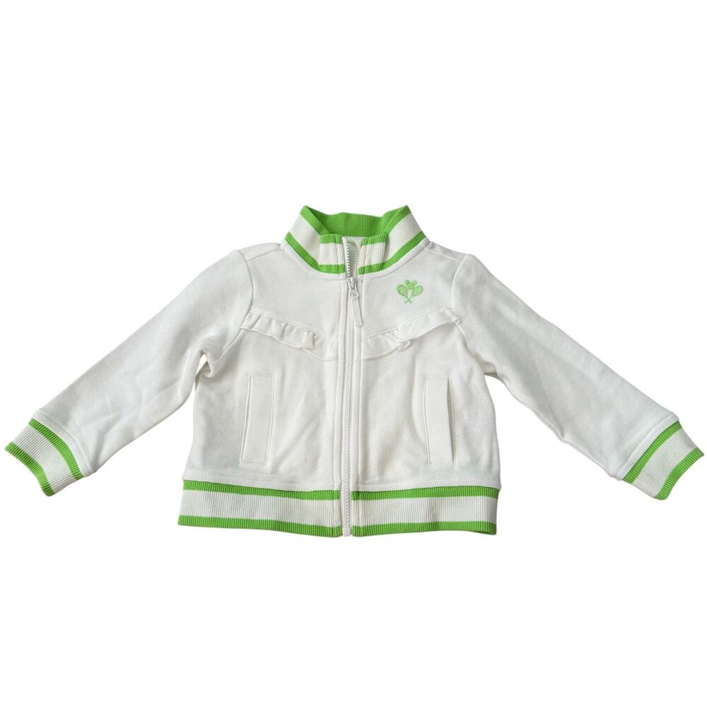 NWT Janie and Jack Disney tennis jacket 12-18 months preppy cute toddler zip up